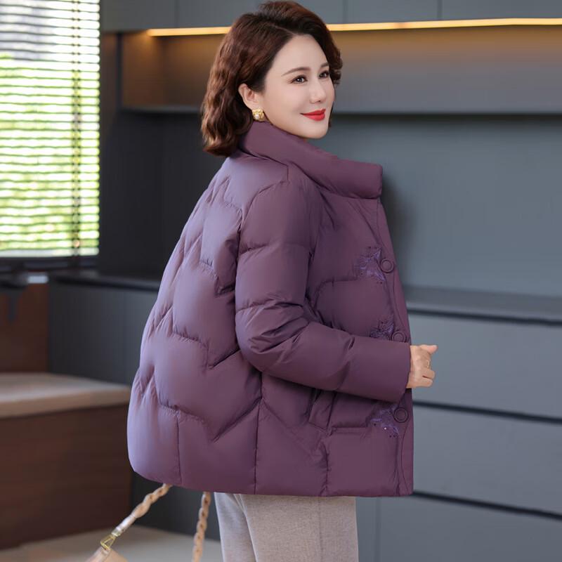 XueZhongFei Women's Elegant Embroidered Winter Down Jacket X2501419390F