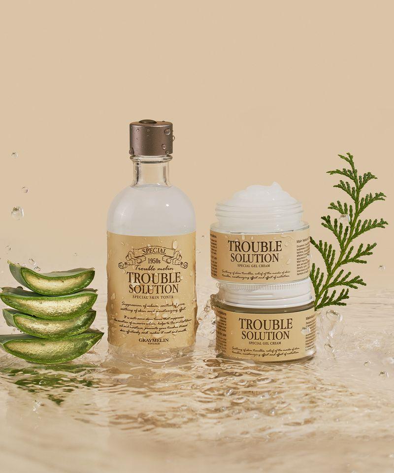 [SET] Trouble Solution Special Skincare 2-Piece Set (Toner 130ml + Cream 50g)