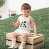 Tongtai Baby Summer Sleeveless Jacquard Romper