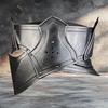 Kaldor Darkened Helmet Handcrafted Medieval Knight Armor for Reenactments, Cosplay Gift for Him