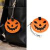 Mini Pochette à Bijoux avec Porte-clés Porte-monnaie Porte-clés, Charme Sac Portefeuille Citrouille d'Halloween, Porte-monnaie en Faux Cuir pour Fête, Porte-cartes pour Petite Monnaie, Cadeaux pour