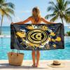 Stampa Portsmouth FC Asciugamano da Spiaggia Quick Dry Microfibra Assorbente Portatile da Viaggio Asciugamano per Nuoto