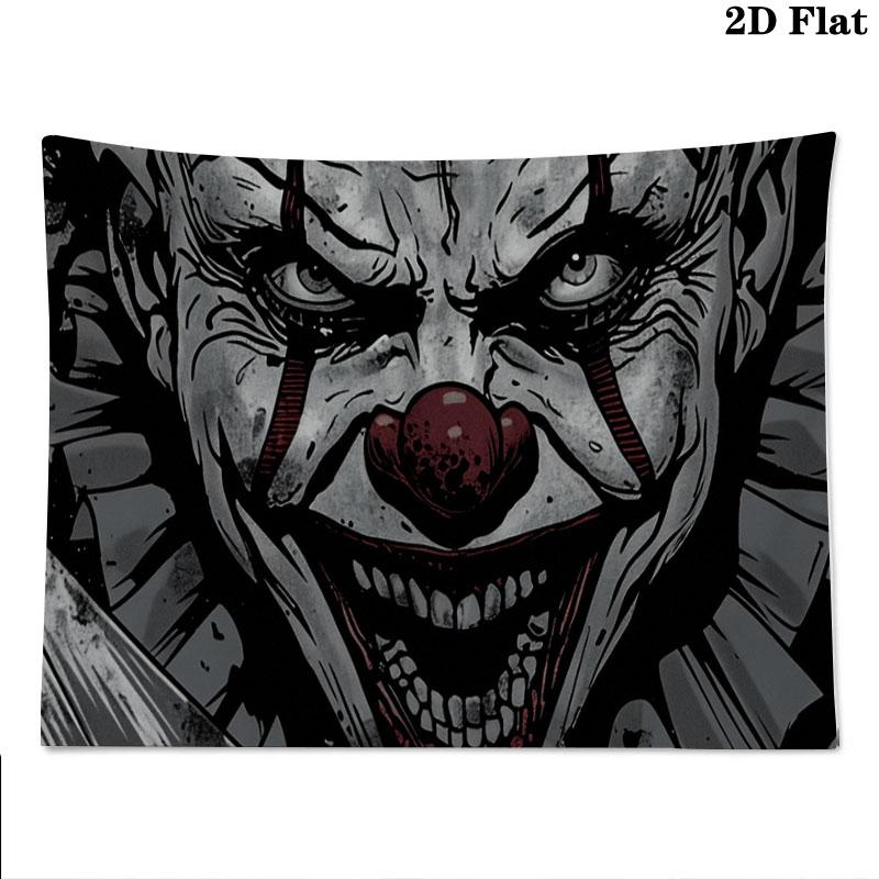 Pennywise Wall tapestry, aesthetic printed fabric blanket, suitable for bedroom, living room, and home decor.
