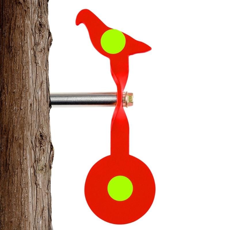 Durability Flipping Practice Targets 360 Degree Rotating Catapult Outdoor Backyard Targets Bidirectional Animal Targets