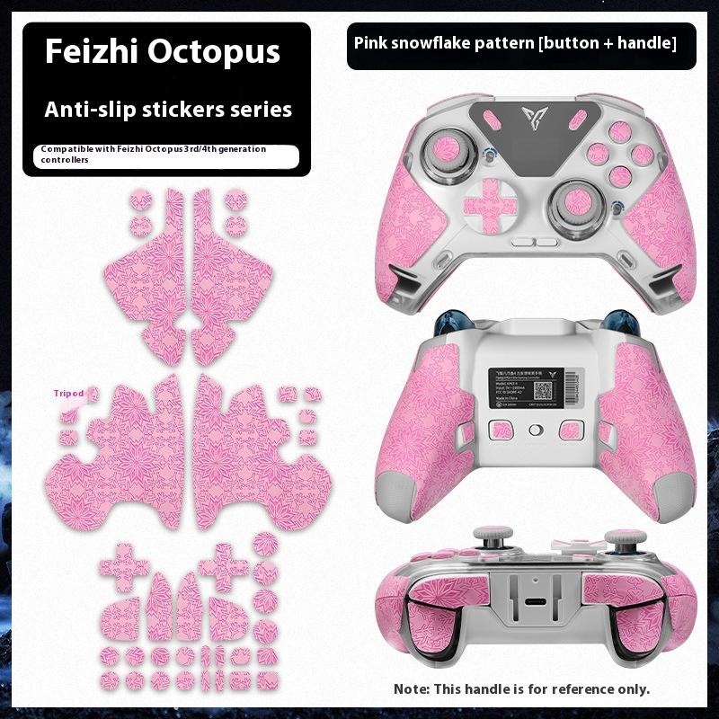 Anti-skli klistremerker for Flydigi Vader 3 Pro Flydigi Vader 4 Pro trådløs spillkontroller spillkontroller knapper sklisikker tapesett