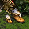 Cat Statue Cat Sleeps In Boot Resin Ornament Funny Desk Top Decorations Gift