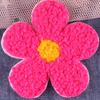 Embroidery Patch Plush Design Bright Color Decorative DIY Colored Floral Cloth Patch Cheongsam Badge for Gift