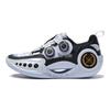 Li Ning Wow 9 City Limited Shanghai Non-Slip Wear-Resistant Low-Top Basketball Shoes Чоловіче баскетбольне взуття Black White ABES003-5