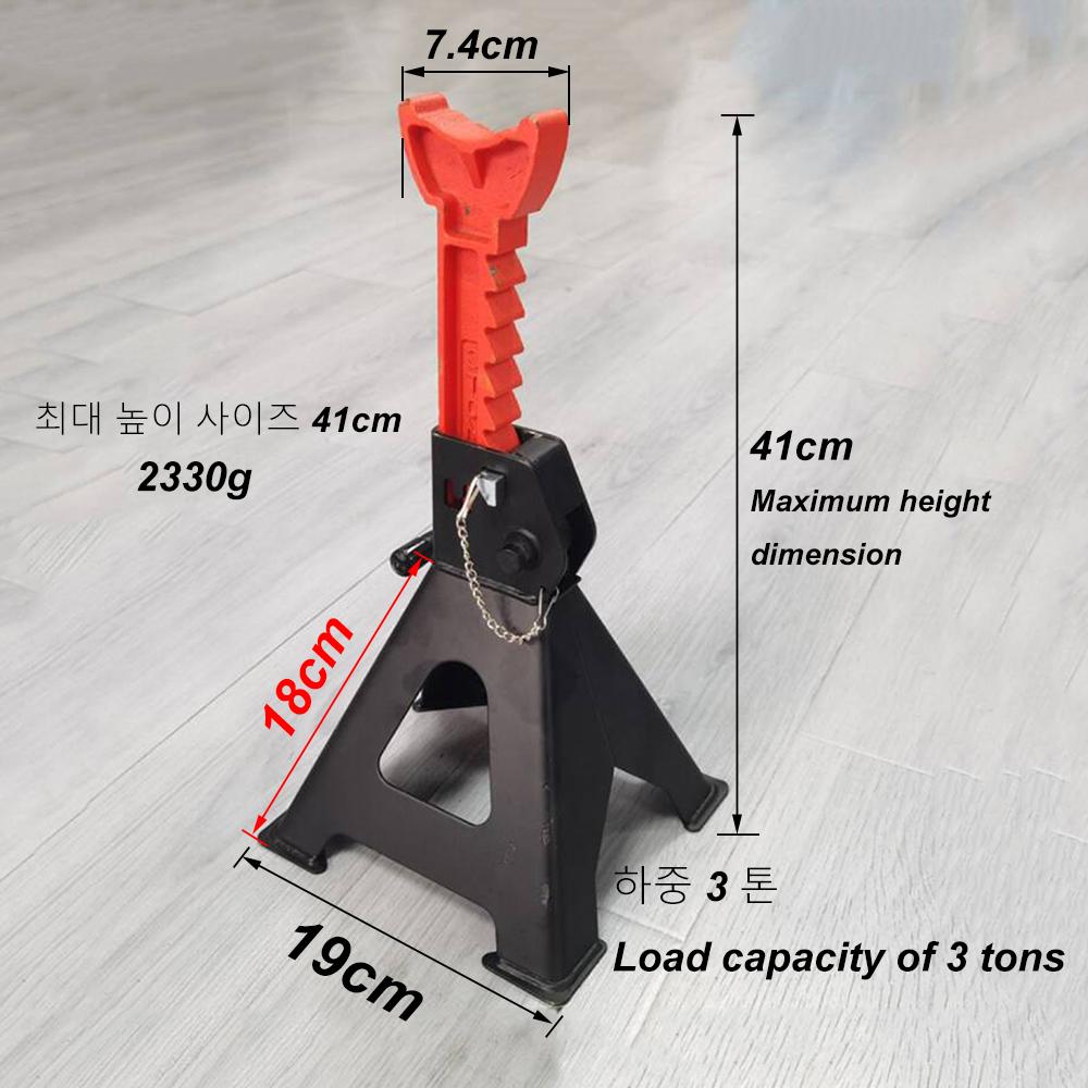 3 Ton jack Chassis Inspection Tools Such As Car maintenance Tire Replacement Maximum Height 41cm Minimum Height 27.5cm