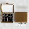Ultra-thin Travel Edition Watercolor Box Magnetic Attachment Type Pigments Packaging Box Outdoor Watercolor Palette Art Tools