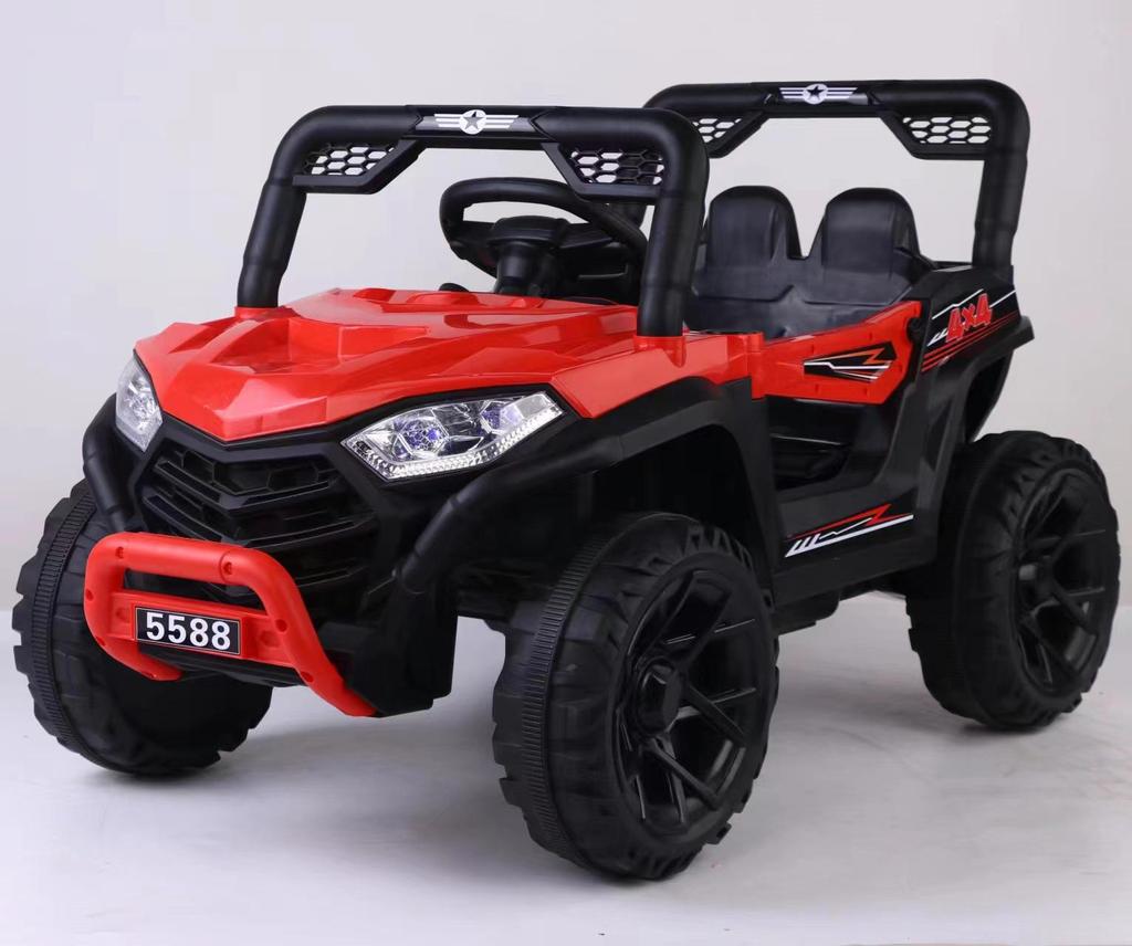 Children's and Adults' Remote-Control Electric Off-Road Car, Dual-Drive, Four-Wheel Toy Vehicle
