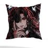 Anime Tian Guan Ci Fu Pillow Case Square Double-Sided Printing Short Plush Sofa Cushion Cover Bedroom Bedside Pillow