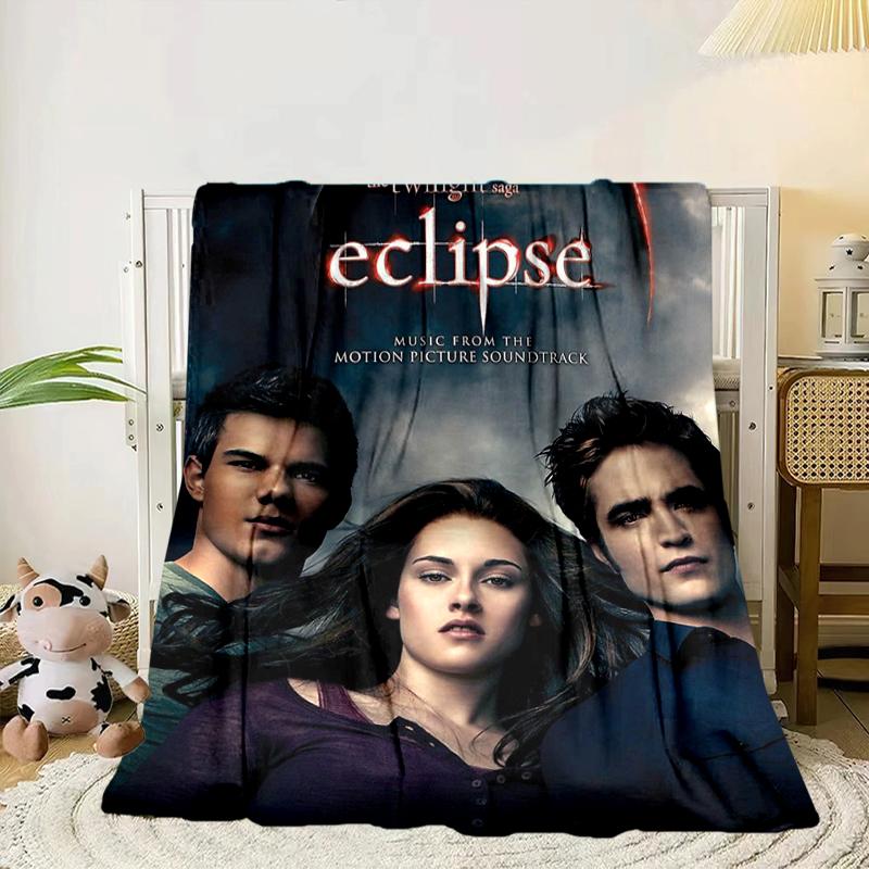 Eclipse Twilight Vampire Blanket Flannel Blanket for Bed, Sofa, Camping, Hiking, Picnic Essentials, Gift for Family Fan Gifts