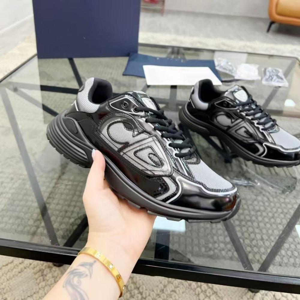 

New low-top sports and leisure trend couple letter heightened platform dad shoes 45