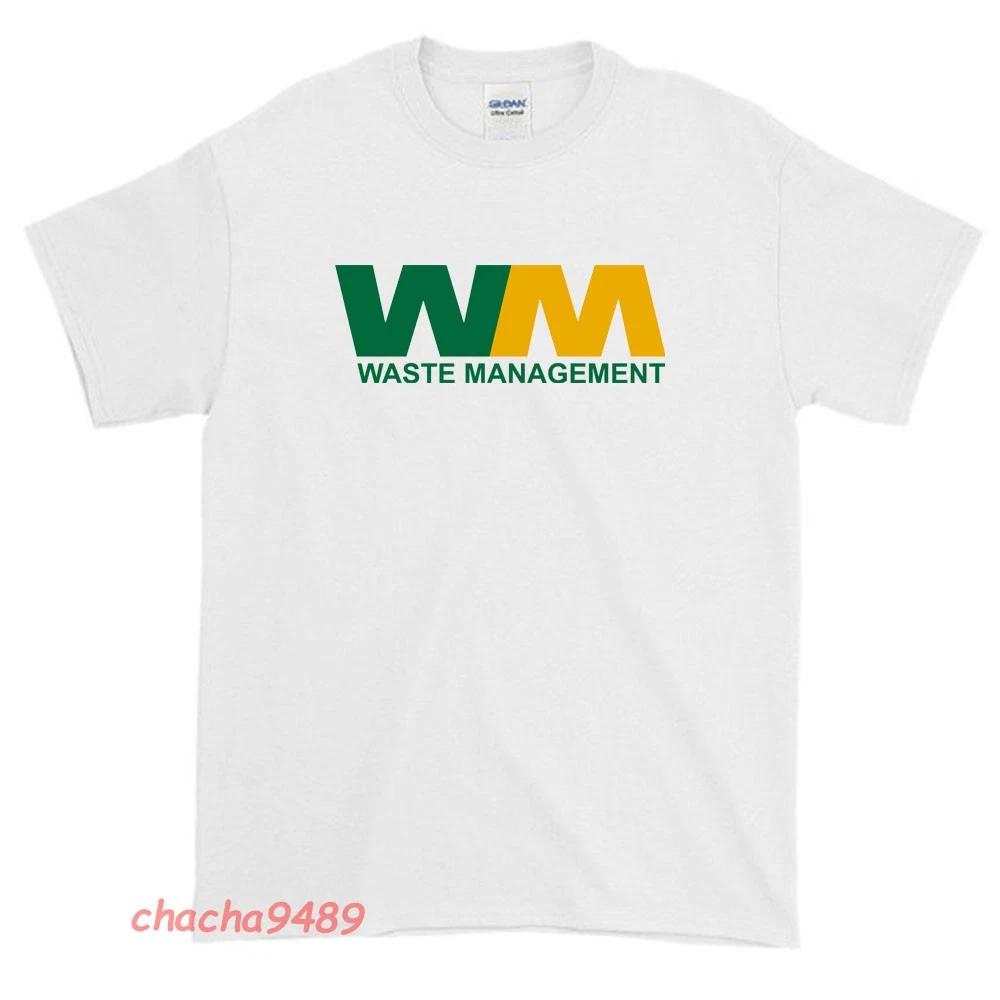 New Waste Management Logo Men s Funny T shirt USA Size S-XXL 2XL