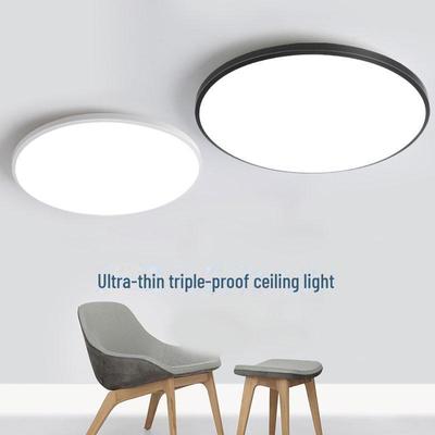 Ultra-thin Round LED Three-Proof Ceiling Lamp for Bathroom, Balcony, Bedroom, Kitchen, Corridor.