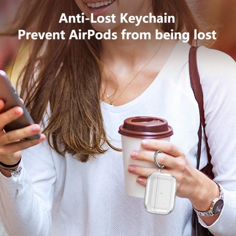 Funda de Silicona Suave para Auriculares Carcasa de TPU Protectora a Prueba de Polvo Resistente al Agua Funda Protectora Manga de Prevención de Daños