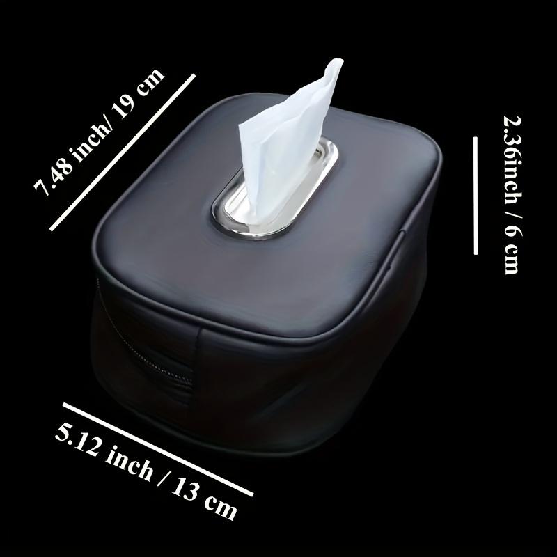 Fashionable PU Leather Car Sun Visor Tissue Box a Space-saving Organizer for Vehicle Car Tissue Holder Car Interior Accessories