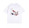 2026 Summer Sanrio Comic Form Hello Kitty Image 100 Cotton Printed Casual Tshirt Girls Parentchild Top Casual Wear Y2k