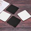 ABIY 60 Pieces Square Sublimation Coaster Sublimation Blank Cup Mat Blank Rubber Coasters Heat Transfer Cup Mat Blank Cup Mat