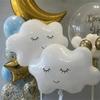 3pcs White Rainbow Cloud Sun Theme Aluminum Foil Balloon Birthday Party Wedding Decoration Aluminum Foil Balloon Baby Shower