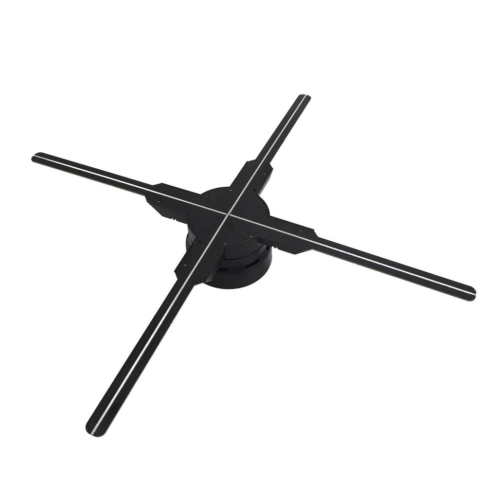 18.11 Inch 3D Hologram Fan 4 Blades 1600x510 High Resolution 510 Leds Wifi Connection Holographic Advertising Machine