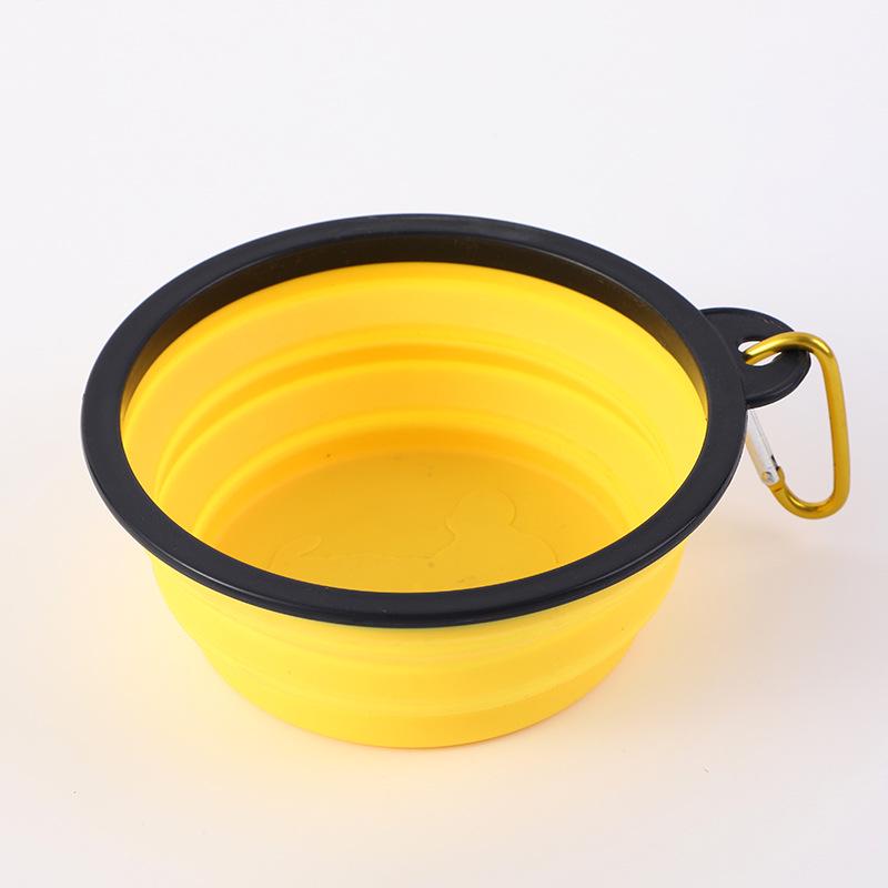Folding TPE Pet Travel Bowl - Portable Water Bowl for Dogs & Cats
