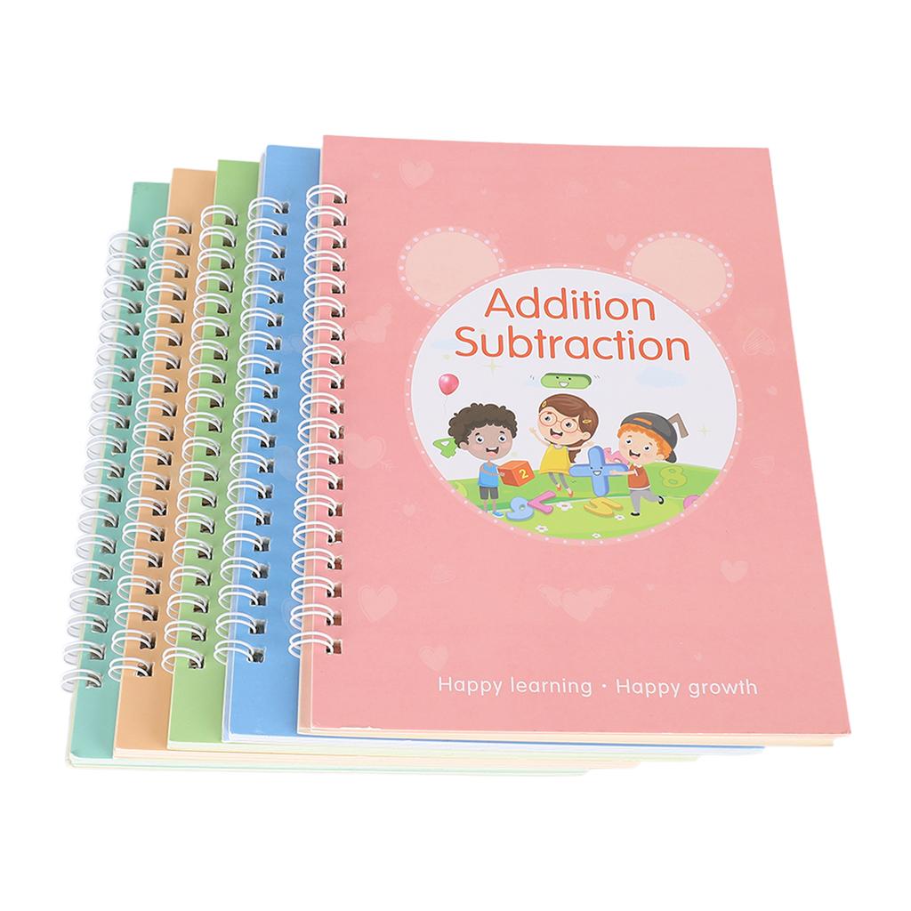 5Pcs Kids Practice Copybook Handwriting Practice Book English Magical Practice Copybook Writing Prac