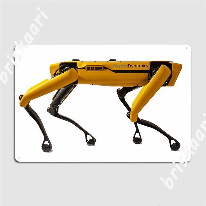 

Boston Dynamics Robot Dog Metal Signs Wall Mural Cinema Design Wall Decor Tin sign Posters 20x30cm