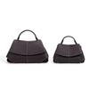 Elegant Commuter Clutch Bag, Genuine Leather Handbag, Large and Small Pleated Bags, High-end Simple Crossbody Bag