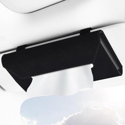Sun Visor Napkin Holder Compact Hanging Soft Car Tissue for