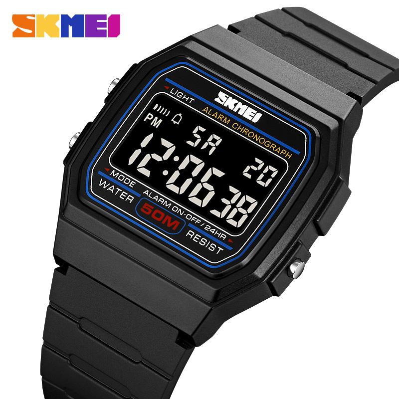 SKMEI 2042 Chrono Date Week Men Wristwatches Military Clock reloj hombre Digital Sport Watches Mens Outdoors 5Bar Waterproof