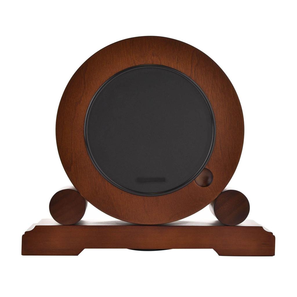 Walnut Westminster Mantel Clock - Barrel shape Arabic Dial