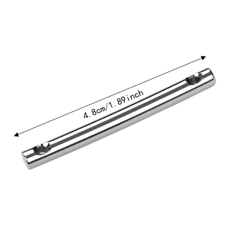 4PCS 48mm(1.89in) String Retainer Bar Black/Silver Guitar String Retainer For Electric Guitar