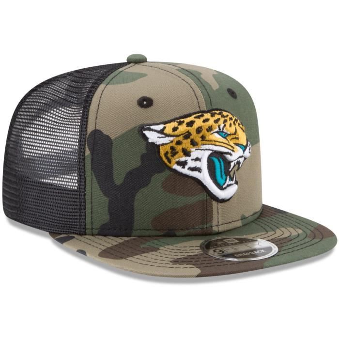 Casquette 9FIFTY - New Era - Jacksonville Jaguars - Trucker Mesh - Taille unique - Vert