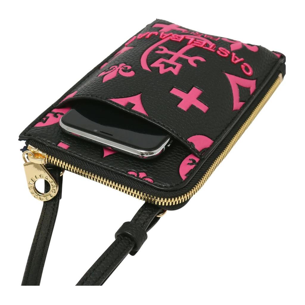 Smartphone Shoulder Bag Water Repellent Mini Shoulder 068134 Pink [Castelbajac] Women's [08]