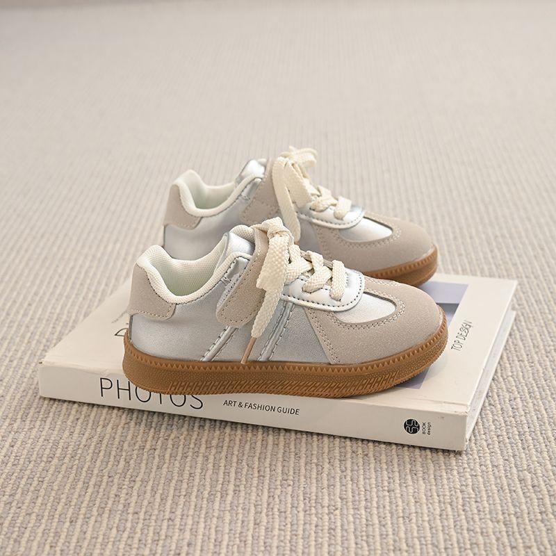 Children's German Training Shoes 2025 Summer New Girls Korean Version Fashion Casual Board Shoes Boys Non-slip Soft-soled Sports Shoes