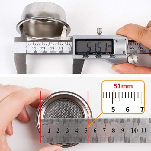 watchget 51mm Round Coffee Paper Filters, Replacement Paper for Espresso Pack Screens, Disposable for Coffee, Espresso Makers, and Moka Pots, Pack of