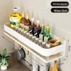 Drill-Free Kitchen Wall Storage Shelf