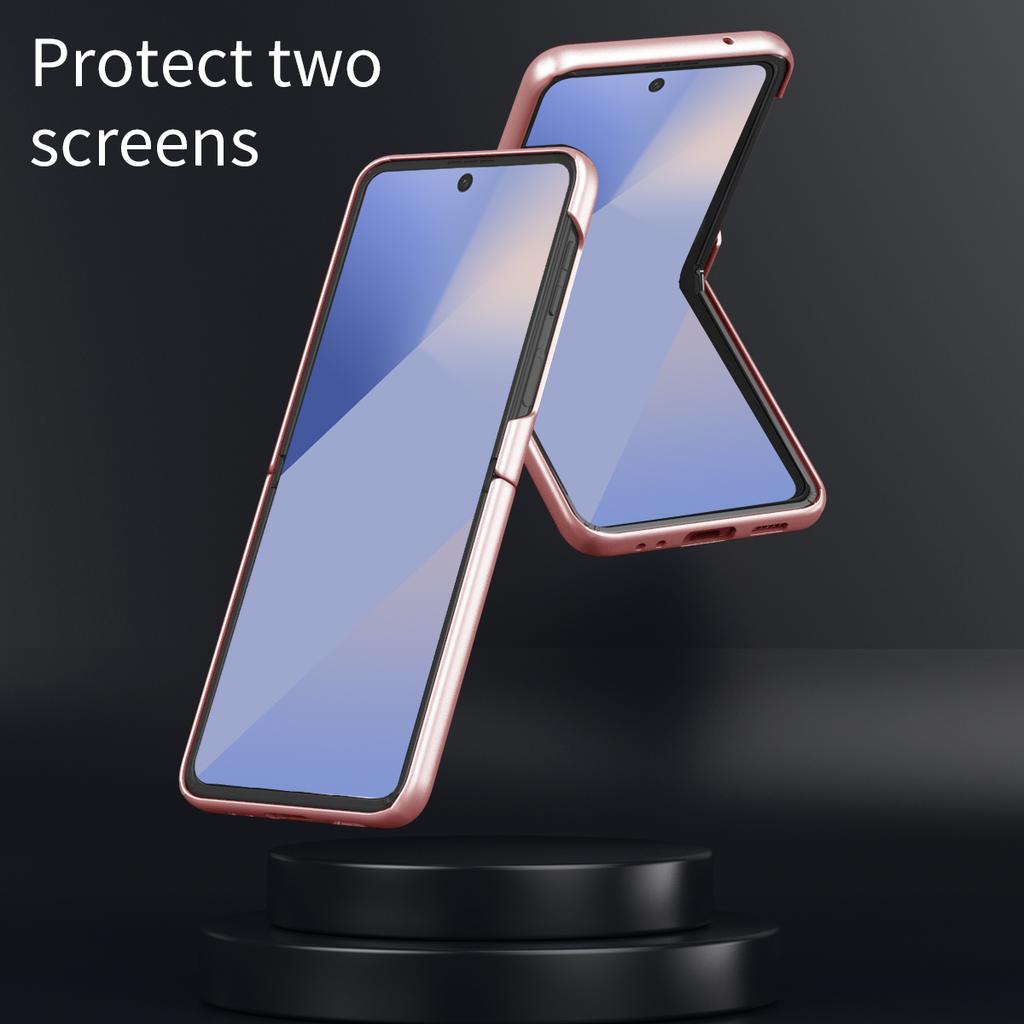 For Samsung Galaxy Z Flip7 5G Magnetic Case Skin-Touch Matte Hard PC Phone Cover