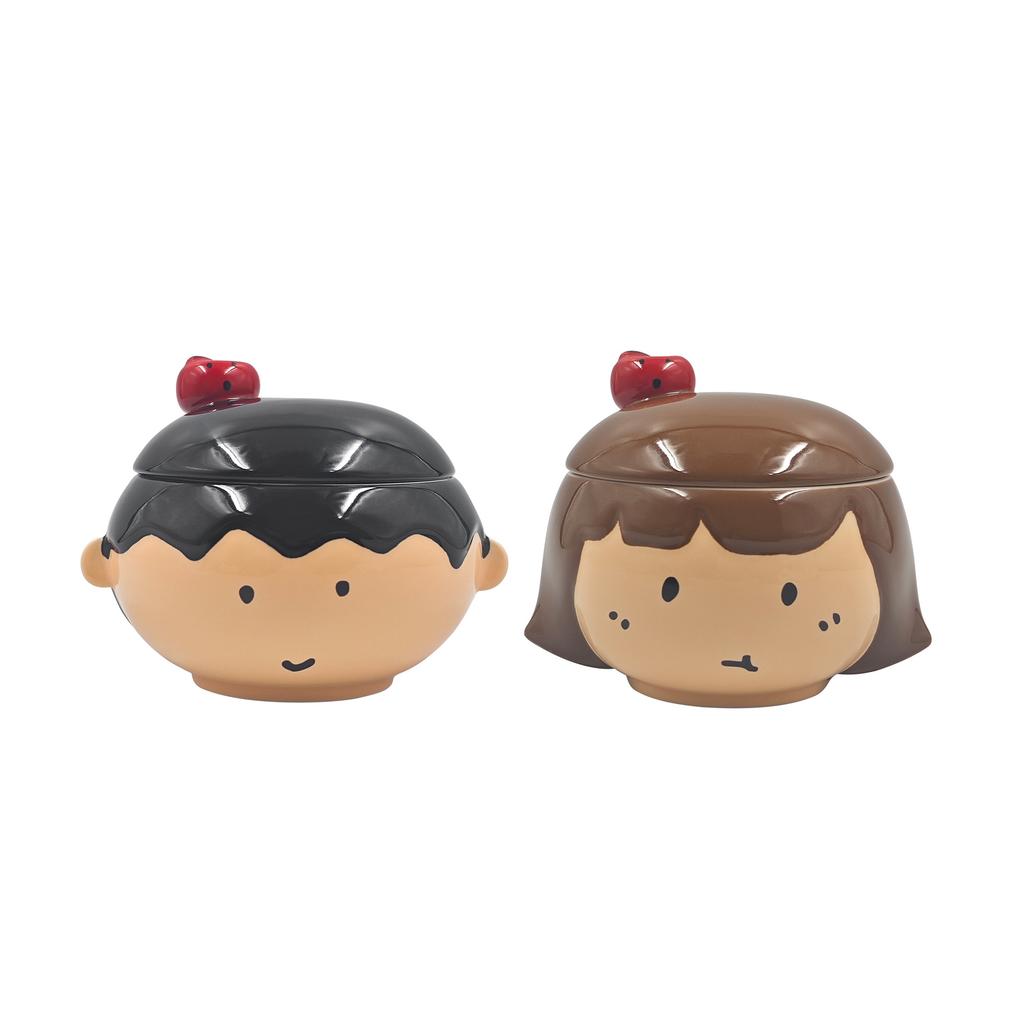 Shaun Creative Boys And Girls Ceramic Water Cup Cute Mug With Lid Household Water Cup Couple Ceramic Water Cup