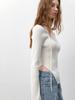 ATELIER NAIN One Off Shoulder Strap Slim Fit Knit (T-7180)