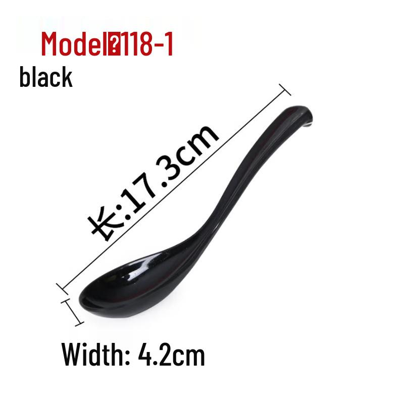 Colorful Melamine Soup Spoons for Commercial Use