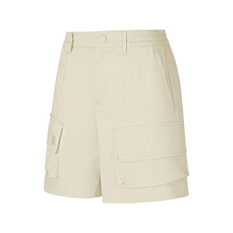 Skechers Outdoor Series SS25 Fashion Breathable Comfortable Versatile Casual Shorts Women shorts Twilight-Khaki P225W096-04CH S
