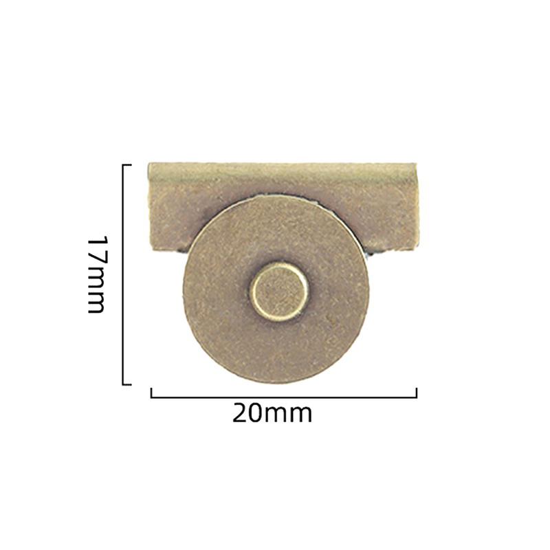 10Sets No Need To Sew Metal Magnetic Strong Fastening Buckle Wallet Canvas Bag Clothing Shoulder Bag Diy Magnetic Snap Button