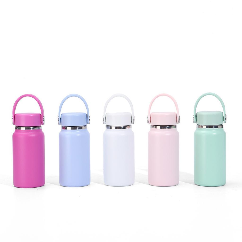 Mini Stainless Steel Vacuum Insulated Water Bottle – 200ml Portable Sports Thermos with Leakproof Lid, Ideal for Outdoor Travel & Daily Use Less