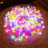 Color-Changing LED Solar String Lights - Outdoor Rainproof Fairy Lights for Camping and Courtyard Decoration