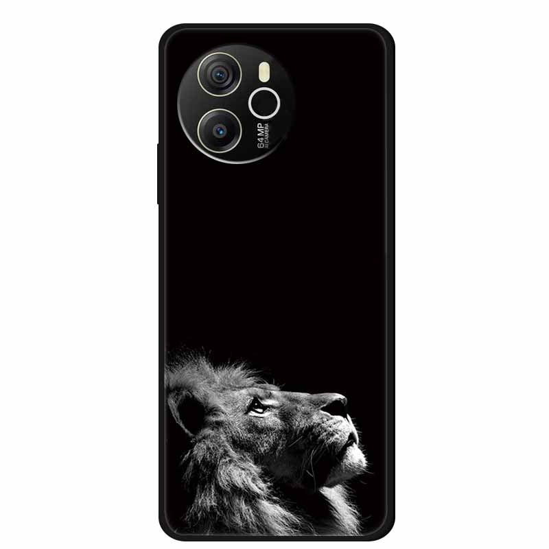 

Для Blackview Shark 8 4G Чохол 6.78 Мультяшний Чорний Силіконовий ТПУ М яка Накладка для Телефона для Blackview Shark 8 Захисний Para Shark 8 4G Blackview Shark8