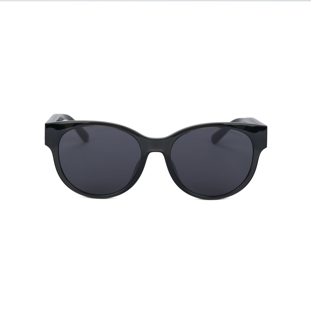 Coach Retro Oversized Fashion Injection Molded Oval Sunglasses Women Sunglasses Black 0HC8430D-589787