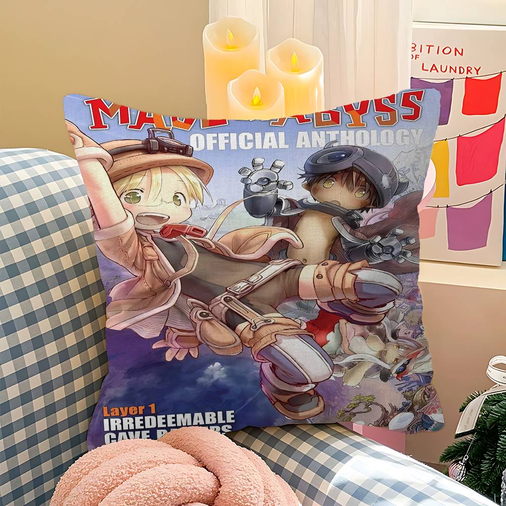 Made In Abyss Anime Cushion Cover Decorative Pillow Sofa Home Decor Case Pillow Cases